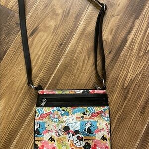 Disney Parks exclusive Mickey Mouse Classic Collage Pattern crossbody bag